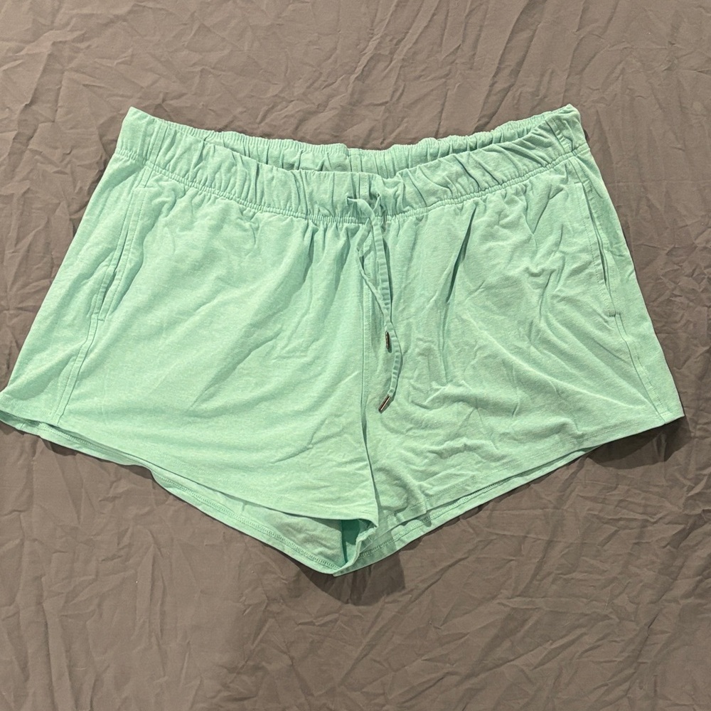 Athletic Works Light Green Shorts